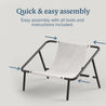 Ada Sling Chair - Boucle - Zinus NZ