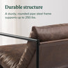 Aidan Faux Leather Sling Chair - Zinus NZ