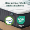 Bamboo Bed Base and 20cm Pocket Spring Mattress Bundle - Queen - Zinus NZ