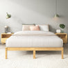 Bamboo Bed Base and 20cm Pocket Spring Mattress Bundle - Queen - Zinus NZ