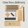 Bamboo Bed Base and 20cm Pocket Spring Mattress Bundle - Queen - Zinus NZ