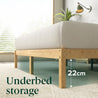 Bamboo Bed Base and Classic Support Mattress Bundle - Zinus NZ