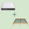 Bamboo Bed Base and Classic Support Mattress Bundle - Zinus NZ