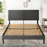 Cambril Upholstered Bed Frame and Chiro Support Mattress Bundle - Zinus NZ