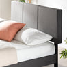 Cambril Upholstered Bed Frame and Chiro Support Mattress Bundle - Zinus NZ