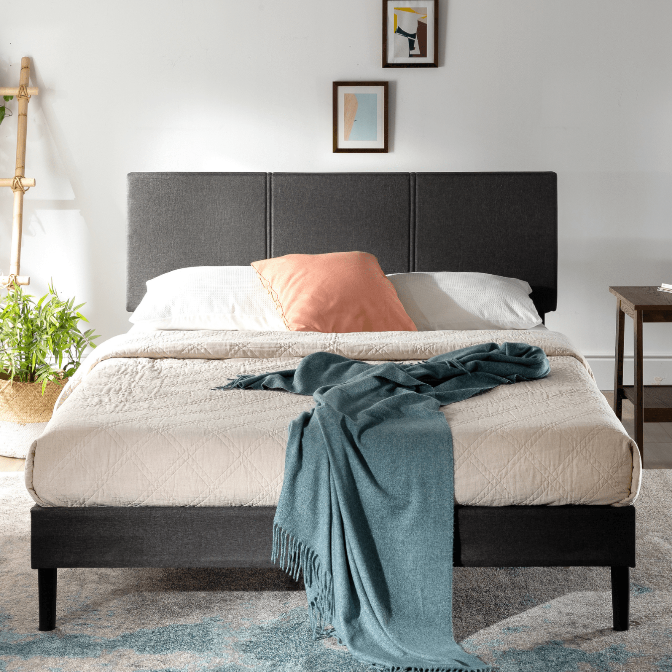 Cambril Upholstered Bed Frame - Zinus NZ