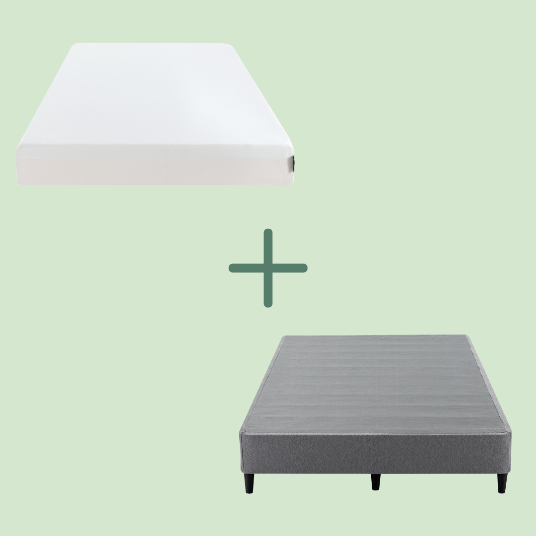 Classic Memory Foam Mattress and Bed Base Dark Grey - Zinus NZ