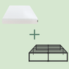 Classic Memory Foam Mattress and Edge Metal Bed Base - Zinus NZ