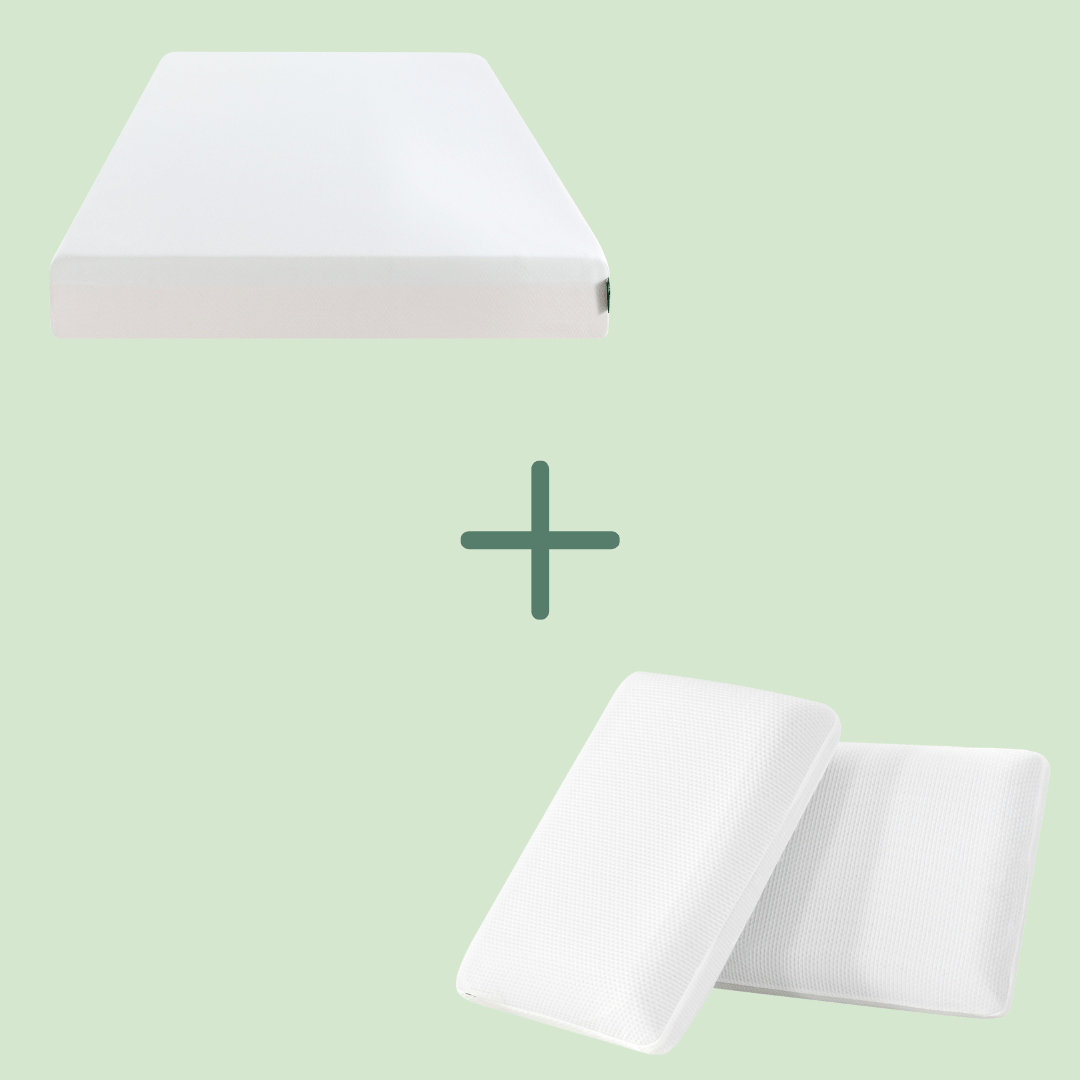 Classic Memory Foam Mattress and Two Gel Memory Foam Pillows Bundle - Zinus NZ