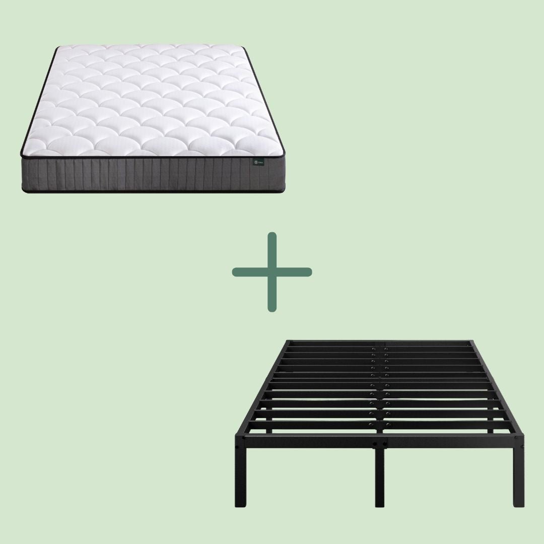 Classic Support Pocket Spring Mattress and Metro Metal Bed Base - Zinus NZ