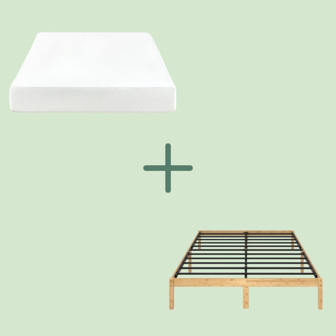 Cool Touch Foam Mattress and Bamboo Bed Base - Zinus NZ