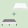 Cool Touch Mattress + Classic White Bed Base - Zinus NZ