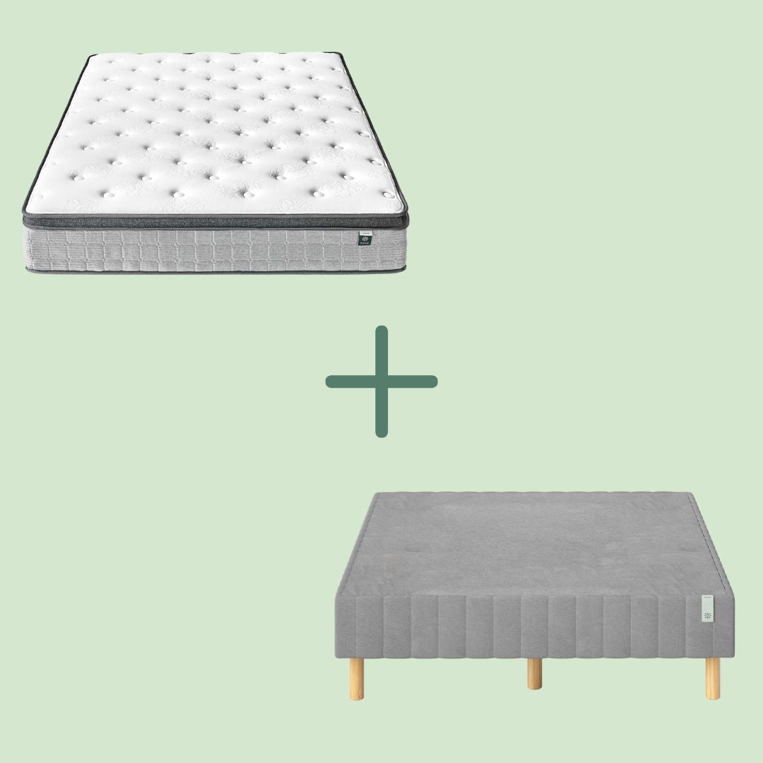 Deluxe Signature Pocket Spring Mattress and Quick Snap Mattress Base - Zinus NZ