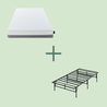 Dual Sided Reversible Foam Mattress and SmartBase® Foldable Bed Base - Queen - Zinus NZ