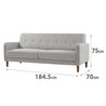 Haven 3 Seater Sofa - Zinus NZ