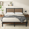 Kai Bamboo and Metal Bed Frame - Zinus NZ