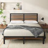 Kai Bamboo Bed Frame and Chiro Support Spring Mattress Bundle - Zinus NZ