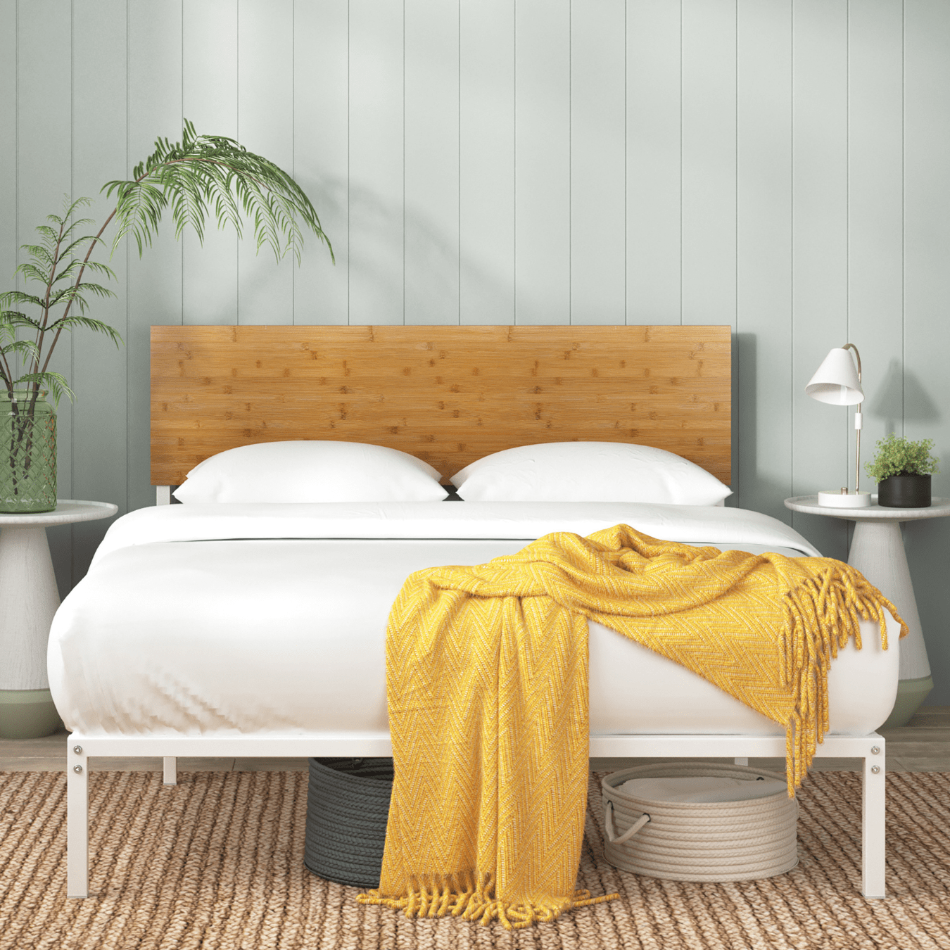 Meadow Bamboo Bed Frame - Zinus NZ