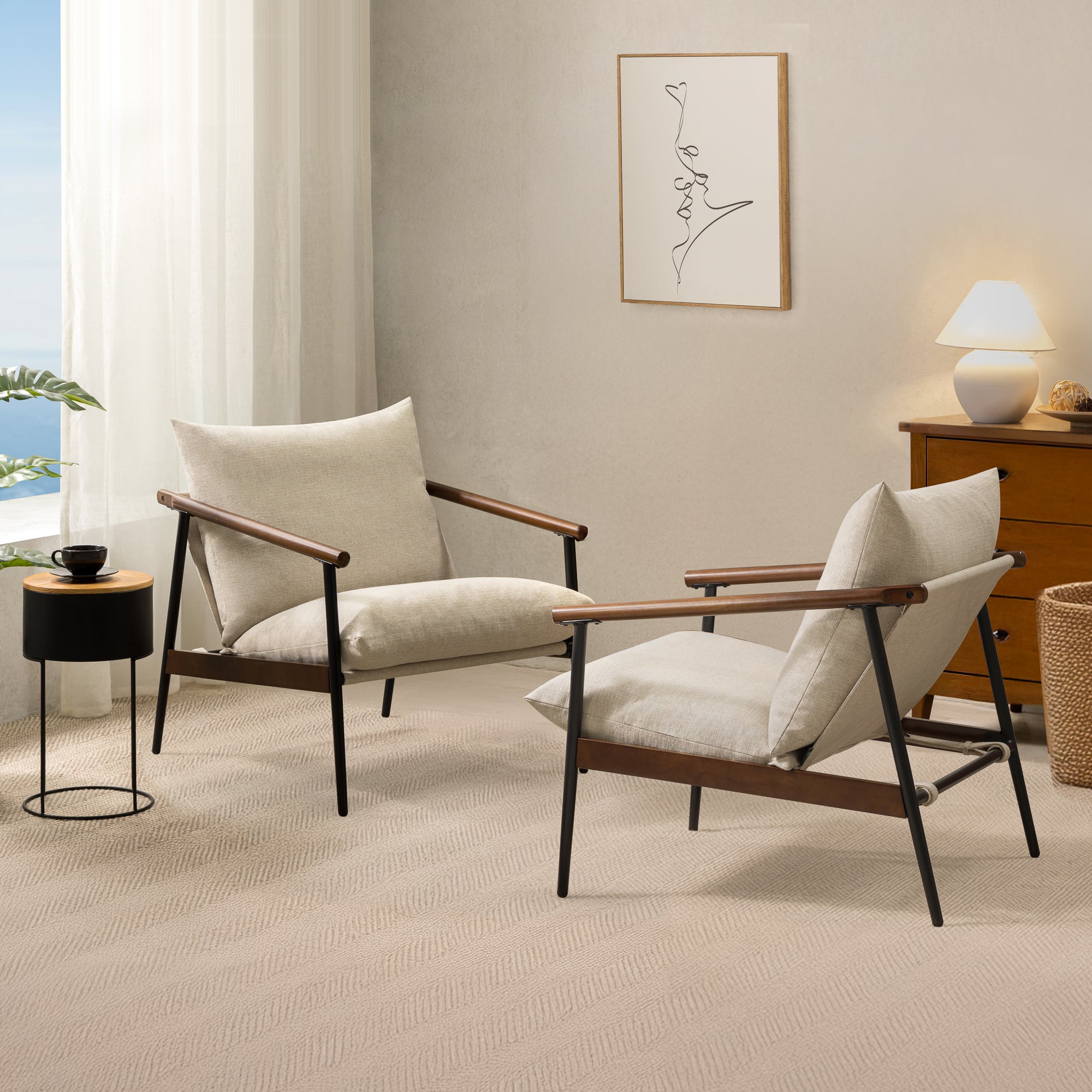 Wood Sling Chair - Zinus NZ